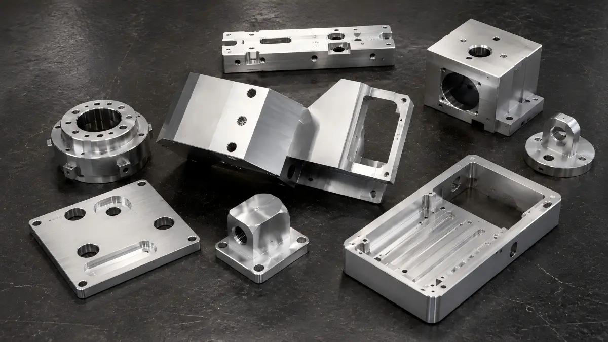 Precision machined metal parts for tooling and mechanical applications
